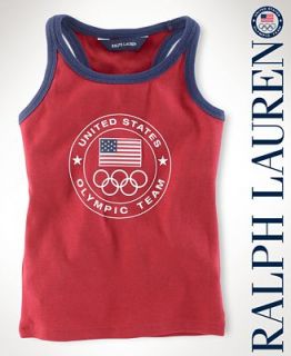 Ralph Lauren Kids Shirt, Little Girls Olympics Graphic Tank