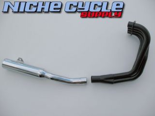 Honda CB700 SC Nighthawk s Black Chrome Mac Exhaust