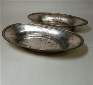 early Frederick & Nelson restaurant silver plated serving dishes cafe