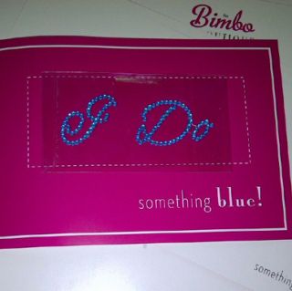 do Diamante Rhinestone Shoe Applique Sticker Something Blue Wedding