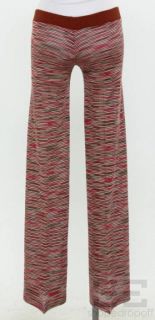 Missoni 2pc Rust Pink Teal Knit Cami Top Pants Set Size US 2