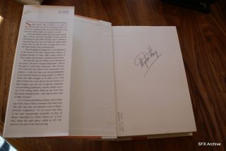 First edition signed by Stephen King. Inside page, reads Signed 9/23