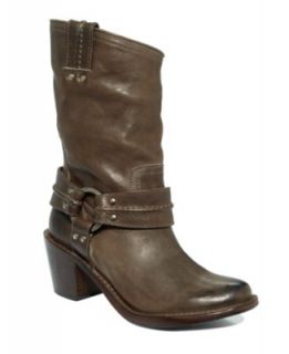 Frye Womens Shoes, Harness Mid Calf Boots   Shoes