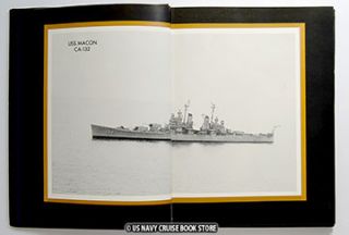 USS Macon CA 132 Mediterranean Cruise Book 1958 1959