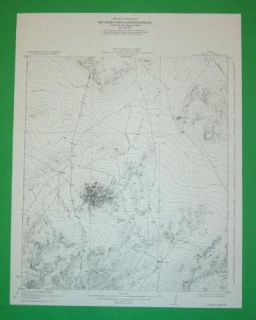 Sierra Madera Pecos County Texas 1921 Topo Map
