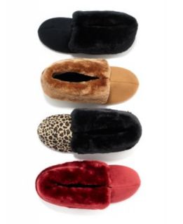 Charter Club Slippers, Microfiber Faux Fur Booties