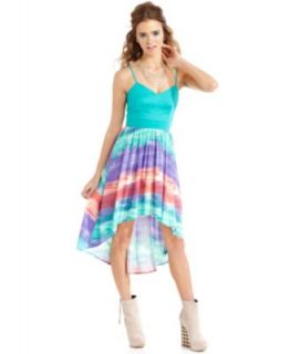 Material Girl Juniors Dress, Sleeveless Printed Tank   Juniors Dresses