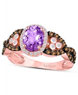 Le Vian 14k Rose Gold Ring, Amethyst (9/10 ct. t.w.), Chocolate and