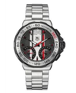 TAG Heuer Watch, Mens Mechanical Calibre S Chronograph Stainless