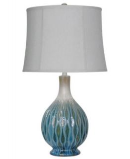 Pacific Coast Table Lamp, Blue Bell Glass   Lighting & Lamps   for the