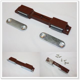 BROWN Magnetic Double Dual Furniture Door Catch Latch Cabinet Hardware
