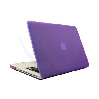Purple Rubberized MacBook Pro 13 Case Keyboard Skin Screen Protector