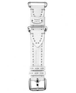 Fendi Watch Strap, Womens White Lizard TS18R04S   All Watches
