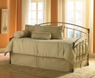 Tuxedo Metal Finish Daybed (with optional trundle)   mattresses