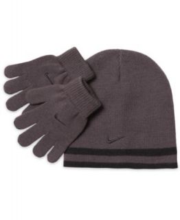 Nike Kids Set, Little Boys and Boys Reversible Beanie and Gloves