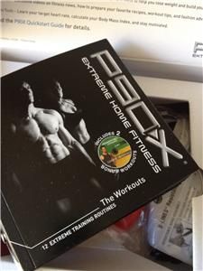 P90X 12 DVD Extreme Home Fitness Program w Resistance Band Nutrition