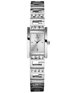 GUESS Watch, Womens Silver Tone Bracelet 19x22mm U85108L1   All