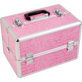 Makeup Dot Textured Easy to Clean Professional Cosmetic Train Case