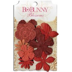 Bo Bunny Wildberry Bouquet Blossoms Flowers 11111452