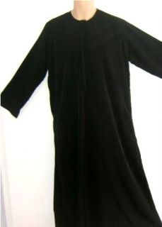 UAE Style Black Arab Thobe Dishdash Gown Dress Men Robe