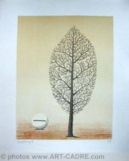 Rene Magritte s N Lithograph The Research of Absolute