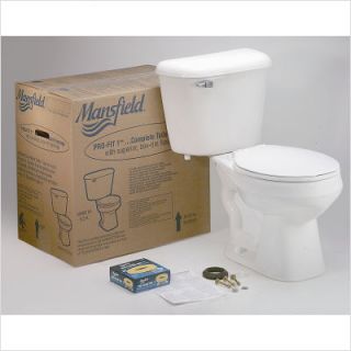 Mansfield Pro Fit 1 Round Front Complete Toilet Kit 13010017