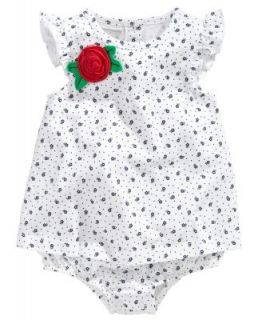 Sweet Heart Rose Baby Set, Baby Girls Tiered Dot Tunic and Leggings