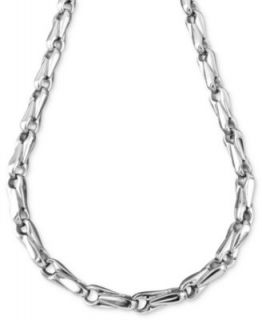 Mens Stainless Steel Necklace, 24 Marina Link   Necklaces   Jewelry