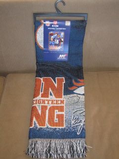 New Peyton Manning Denver Broncos Throw Gift Blanket NFL Football Team