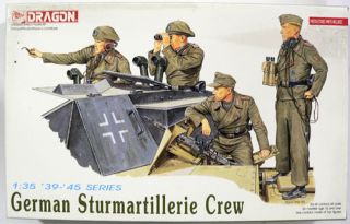 DML Dragon 1 35 Scale German Sturmartillerie Crew Miniature Military