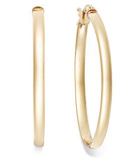 Giani Bernini 24k Gold Over Sterling Silver Earrings, Hoop Earrings