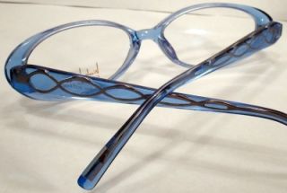 Nicole Miller New Women Eyeglass Frame Motif Blue