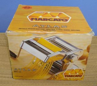 Atlas Marcato 150 Italy Hand Crank Table Top Pasta Maker Machine
