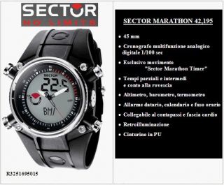 Sector Marathon R3251695015 Mens Watch RRP $590 New