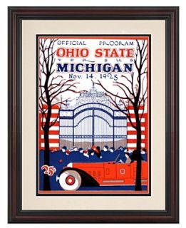 Mounted Memories Wall Art, Framed Michigan vs Ohio State Football