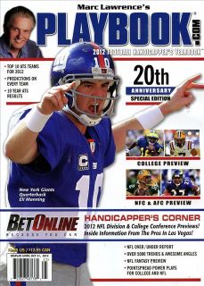 Marc Lawrences Playbook Magazine 2012 NFL Football New York Giants