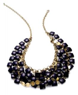 Charter Club Necklace, Gold tone Glass Bead Torsade Necklace   Fashion
