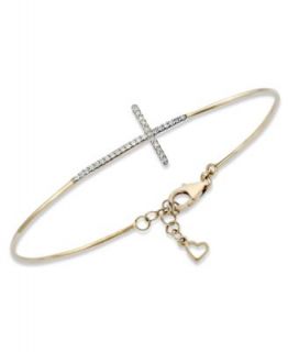 YellOra™ Diamond Bracelet, YellOra™ Diamond Cross Wire Bracelet (1