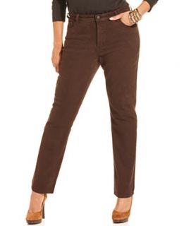 Not Your Daughters Jeans Plus Size Straight, Marilyn Sueded