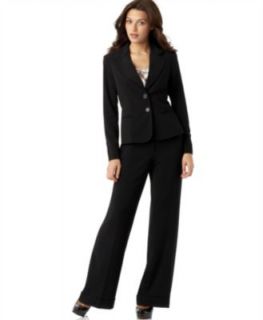 AGB Two Button Suit Jacket & Townsend Wide Leg Pants   Womens