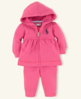 Ralph Lauren Baby Sets, Baby Girls Yummy Hoodie and Pant Set