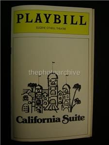Rue McClanahan Kenneth Haigh Marge Redmond California Suite Signed