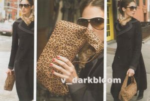  Leopard Print Hobo Purse Bag Pink NWT