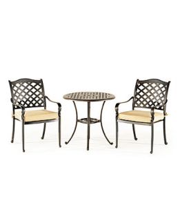 Belmont Outdoor Patio Furniture, 3 Piece Set (30 Dining Table and 2