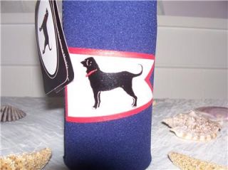 Brand New Black Dog Marthas Vineyard Beer Bottle Coozie with zipper.