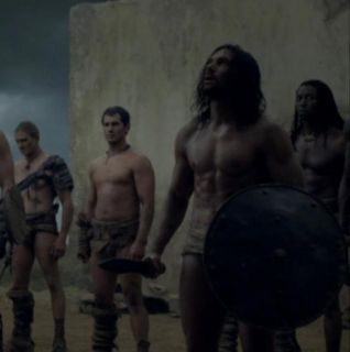 Spartacus Crixus Manu Bennett Screen Used Short Sword Set Prequel