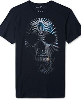 Marc Ecko Cut & Sew T Shirt, Optiskull Illusion Graphic T Shirt