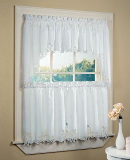 Treatments, Pair of Battenburg 60 x 30 Swag Valances  