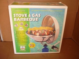 BRAND NEW MAGMA MARINE GAS BARBEQUE GRILL PARTY SIZE. BRAND NEW NEVER