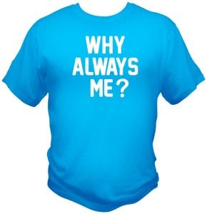Why Always Me T Shirt Mario Balotelli Manchester City MCFC